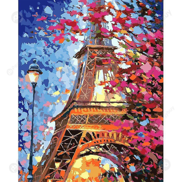 Eiffeltornets diamond painting - set om 2 (30*40)