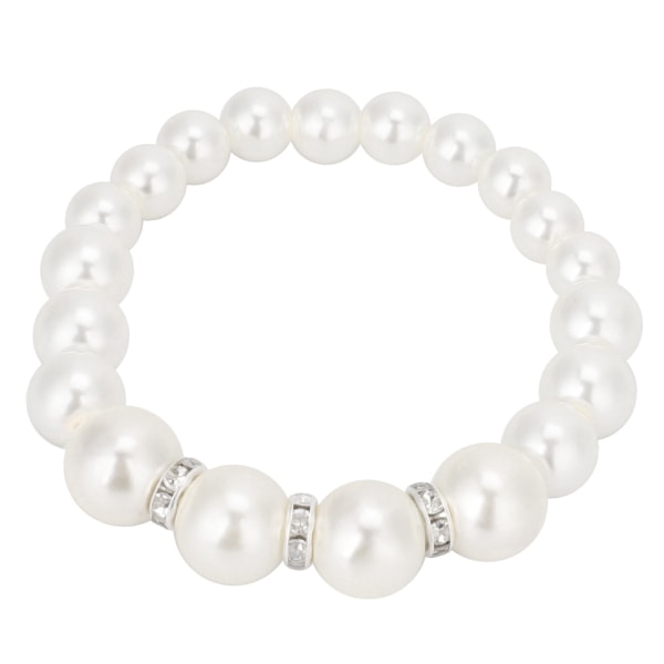 Faux Pearl bryllup kjede øredobber armbånd sett brude smykker sett for kvinner Party Gift