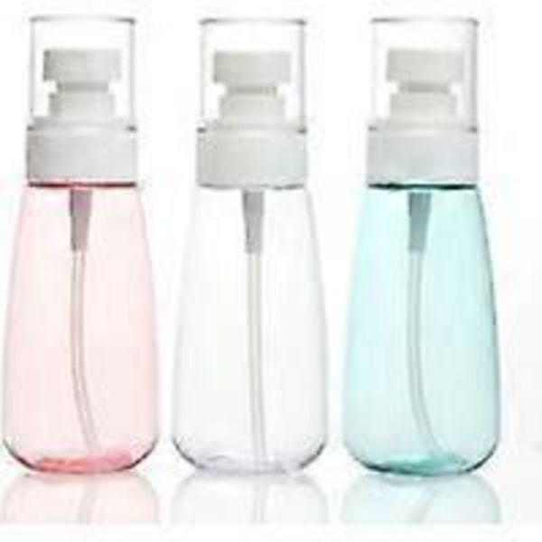 100ml Återanvändbar Reseflaska för Fuktkräm, 3-pack