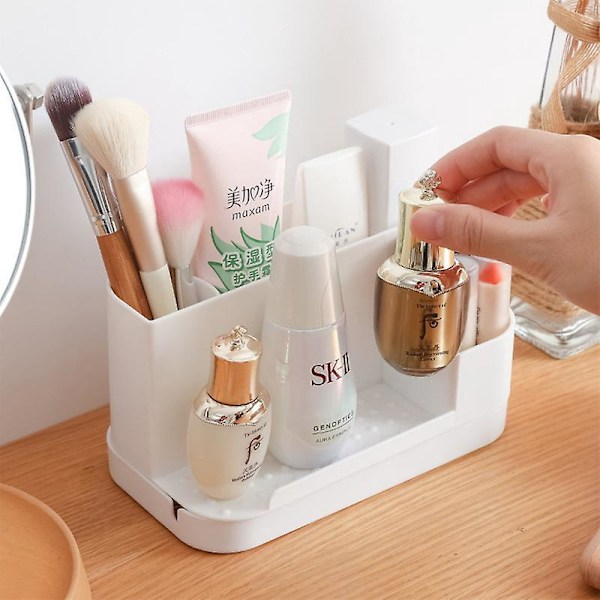 Makeup Organizer 360 Graders Roterbar Kosmetik Display Rack Stor kapacitet kosmetik Opbevaringsboks