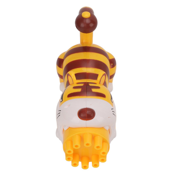 Bubbelmaskin Batteridriven Cartoon Tiger Söt 10 Utgångshål Giftfri Bärbar för Småbarn Barn
