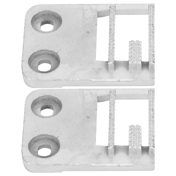 2 stk MultiFunksjonell Symaskin Transportør E-formet Nåleplate 735081004 for JANOME