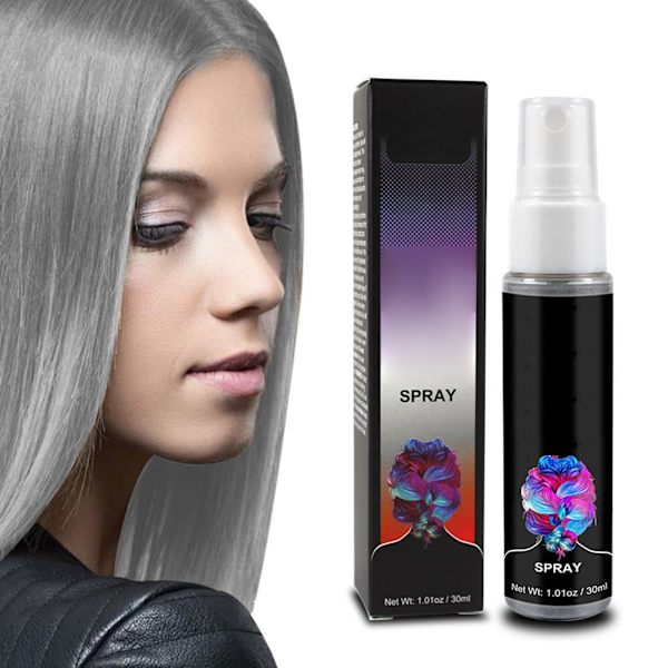 30ml Engångshårfärgning Spray Snabb Tillfällig Party Hårsprayvax för Halloweenfest