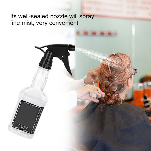 650 ml Frisörsprayflaska Salon Barber Hair Tool Påfyllningsbar vattensprutflaska Vit