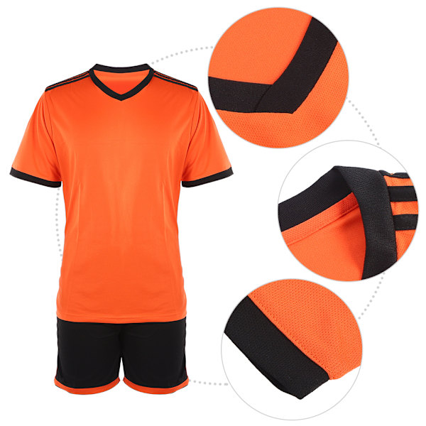 Sommar Vuxen Man Tävling Kortärmad Grupp Uniform Fotbollsdräkt TräningskläderS