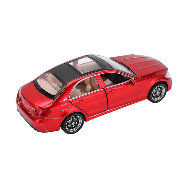 1/32 Legering Støbt Model Biler Træk Tilbage Legetøjsbil med Lyd og Lys til Drenge og Piger GaveRød