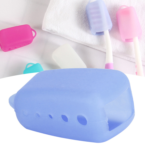 10 st cover Elektrisk tandborste Cap för hemresor CampingLight light blue