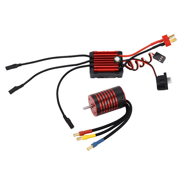 GTSKYTENRC 2838 Sensorless Brushless Motor 35A Brushless Smart ESC Sensorless Motor Combo for 1/14 1/16 RC Car 3200KV