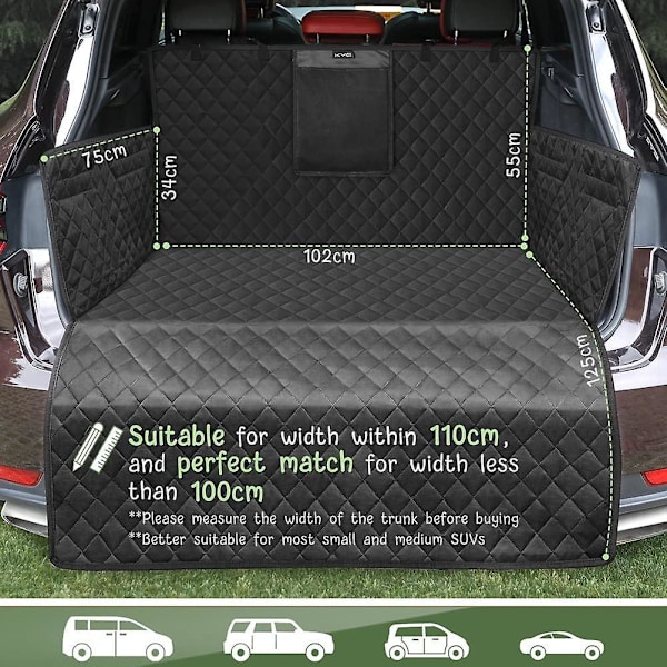 Takakontin suojapeite koirille, vedenpitävä liukumaton takakontin suojapeite General Motorsille ja SUV:lle, 180 × 102 cm