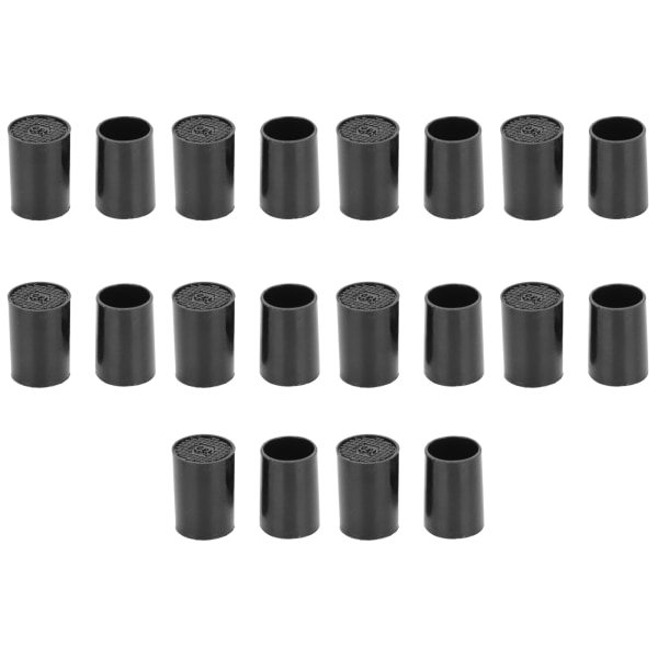 10 par högklackade spetsar Svarta CPU-polyuretanskor Reparationsersättningssatser Innerdiameter 11 mm