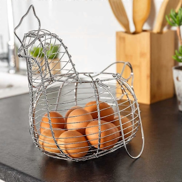 Eggkurv i metall Egg Krom eggkurv i metall