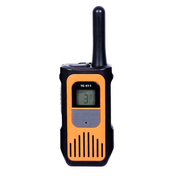 2-pack uppladdningsbara walkie talkies med 16 kanaler, lång räckvidd, LCD-skärm, USB laddning - Perfekt för utomhusäventyr - för barn och vuxna