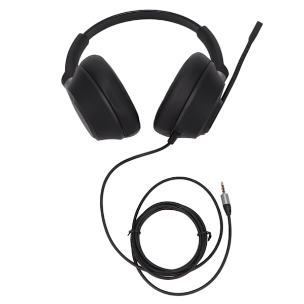 3,5 mm mobiltelefonheadset med mikrofon brusreducerande binaural kundtjänst hörlurar för callcenter kontor