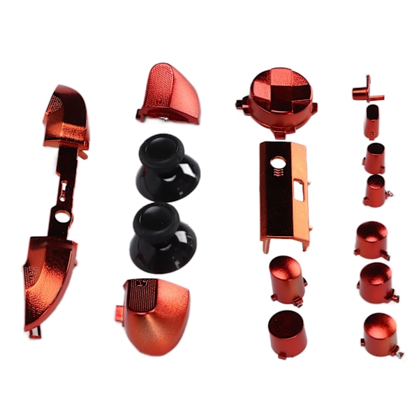 Full Game Controller Button Set Electroplating Replacement Handles Accessories for Xbox Series XRed