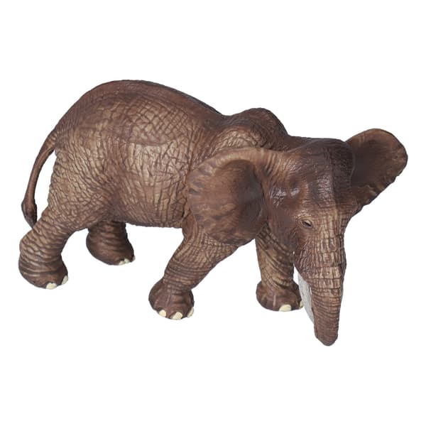 Naturtro Elefantmodel Høj Simulation Håndmalet Hun-elefant Legetøjsfigur Model Elefant