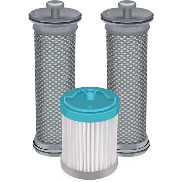 2-pack Ersättningsfilter för Tineco A10, A11 Hero och Master, S11 och S11 Tango EX S12 Pro EX Dammsugare - Set med 2 Förfilter och 1 HEPA-filter
