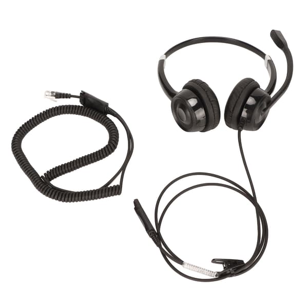 QD RJ9 Telefonheadset Brusreducerande Ergonomiskt Kundtjänstheadset för Företag
