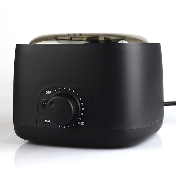 Wax Warmer Machine Estää Stick lämmönkestävä pyörimisnuppi Wax Heater Pot karvanpoistoon Musta EU Plug