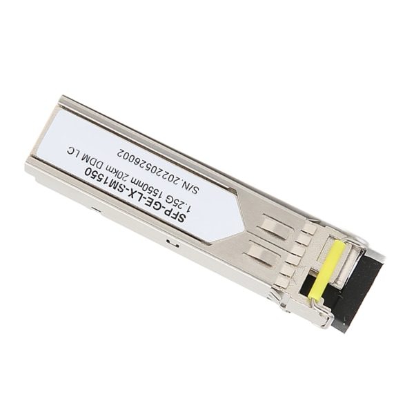 1,25G SFP Transceiver 1,25G 1550nm Single Fiber Single Mode 20KM Plug and Play-støtte DDM SFP Optisk modul