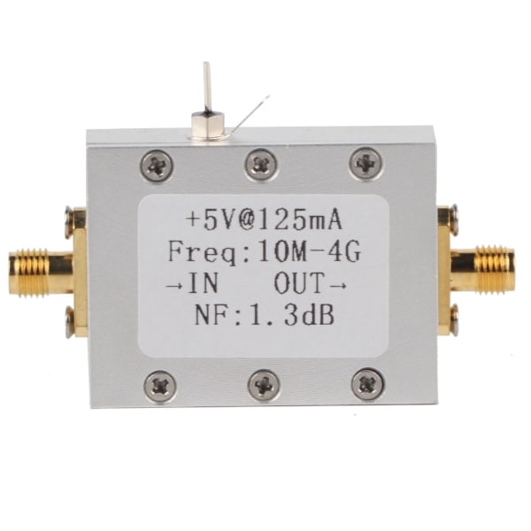 1 stk Wideband 0,01-4GHZ 21DB LNA lavstøy forsterkermodulkort