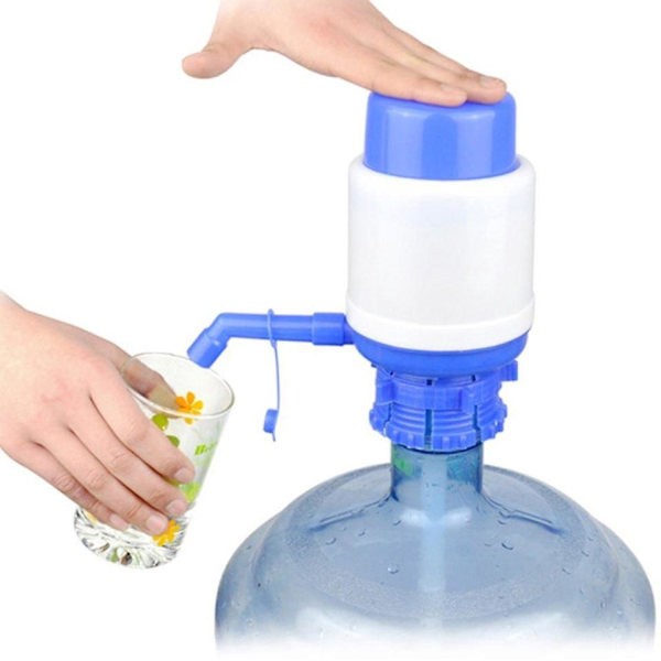 Handpump för Vattenflaskor, Blå Dricksfontän