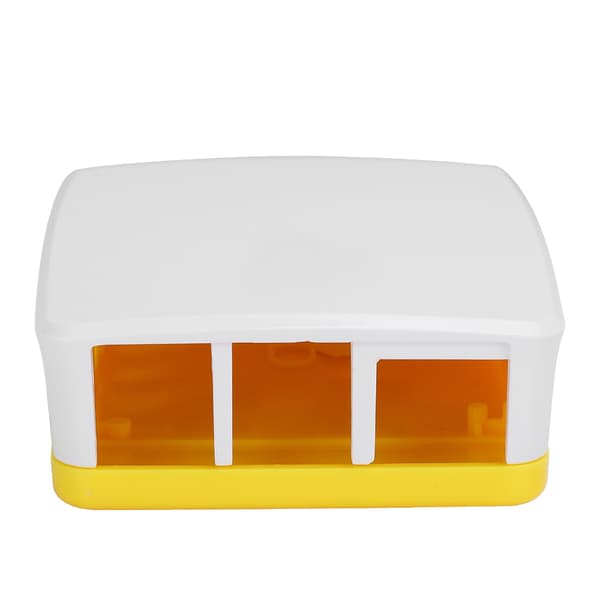 ABS-kotelokotelo kellertävänvalkoinen sopii Raspberry Pi 4B -suojakoteloon