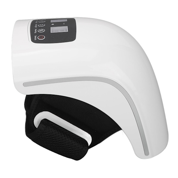 Trådløs knæmassager med varme, kompression, LED-skærm, infrarød vibration og æltning