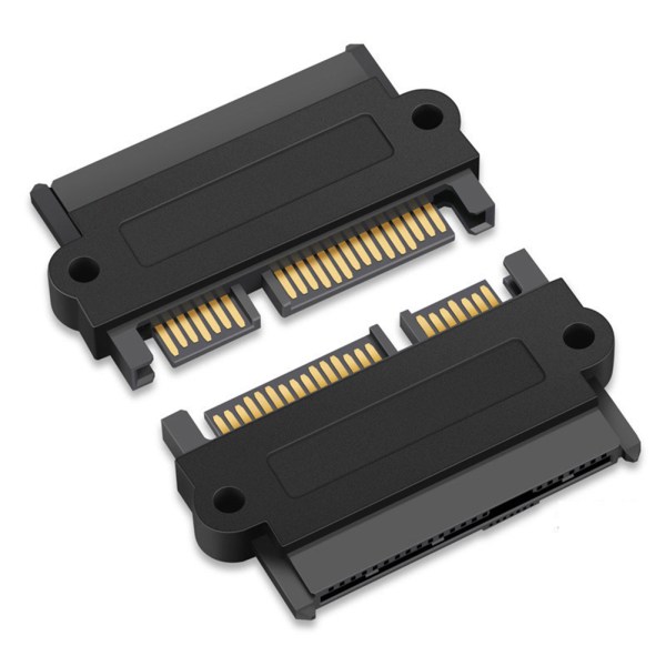 SFF-8482 datamaskinkabelkontakter SAS til SATA 22-pins harddisk-raidadapter med 15-pinners strømport