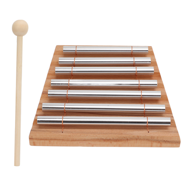 Energy Chime 7 Tone Hand Chimes Perkusjonsinstrument med hammer for klasseromsledelse