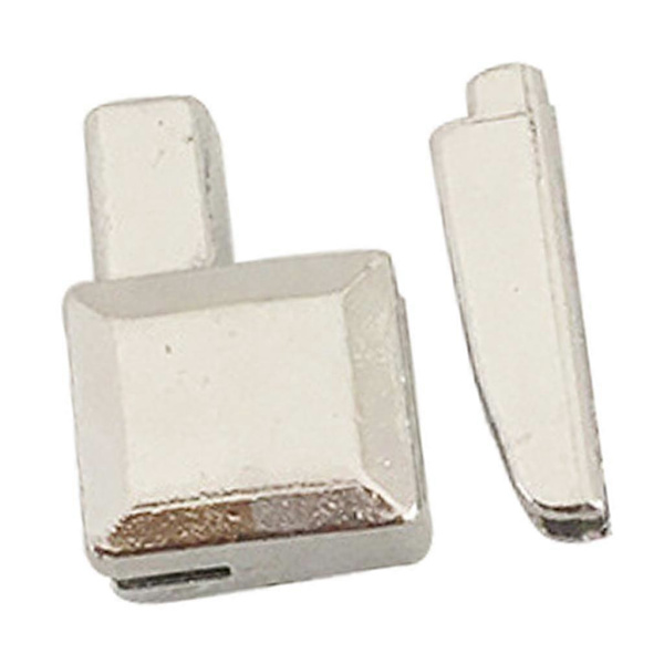 Metall Dragkedja Spärr Slider Fäste Insättningsstift/