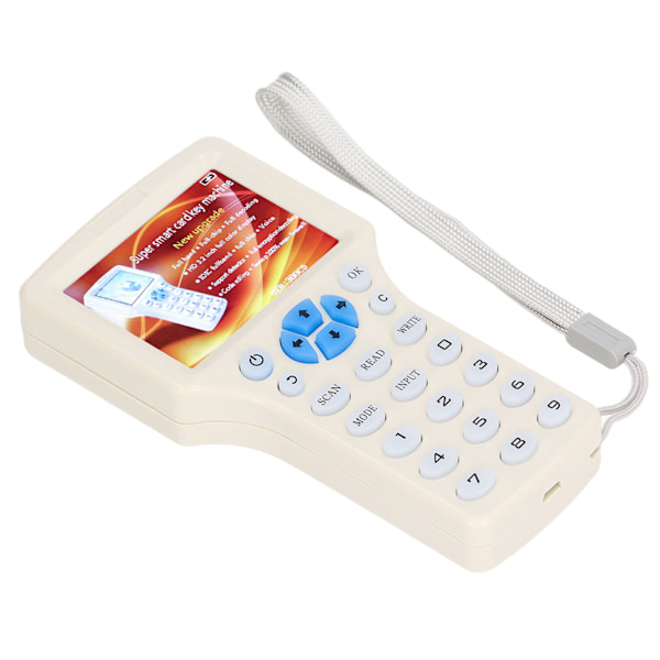 NFC-kortkopierare IC-kortläsare ID-nyckelskrivare 10 frekvens 2,8-tums display för 125 kHz 250 kHz
