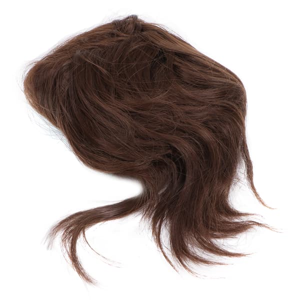 Fluffiga Hårknutsförlängningar Högtemperaturfiber Messy Bun Hårstycke Tousled Updo Hårknutar Q17-8#