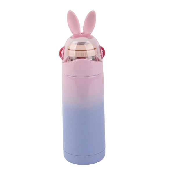 Sød kanin kanin isoleringsflaske bærbar te kaffe varmt vand flaske termisk isoleret kop lilla