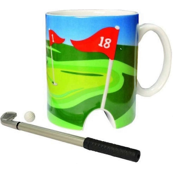 Kreativ Golfkopp Kreativ Mugg Personlig Rolig Keramisk Kopp Präglad Kopp Kan matchas med ett set o