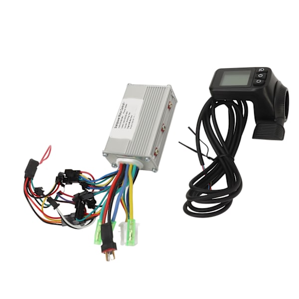 Sähköpyörän ohjaussarjan 36V 48V 350W 13A ohjain 128DX peukalo kaasukahva LCD-paneeli sähköpyörän muunnossarja
