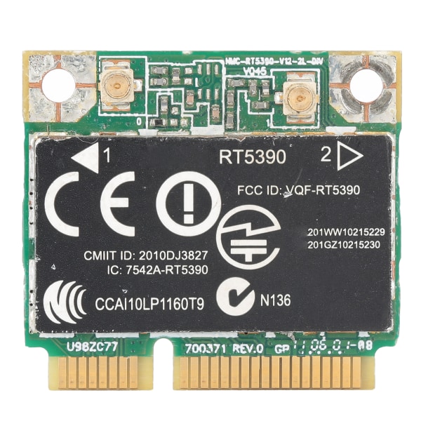 Langaton verkkokortti Wifi-sovitin HP-tietokoneille RT5390 SPS 630703‑001 Mini PCIE 802.11N