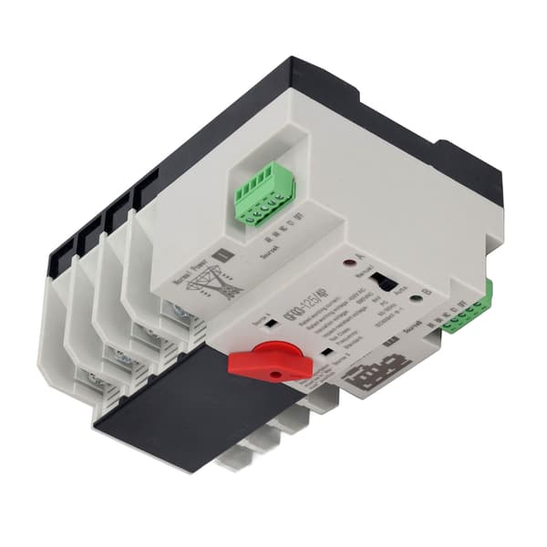 4P AC400V 80A Dobbelt Strøm Automatisk Overførselsafbryder ATS Skifte Timing Controller Afbryder 50 60Hz