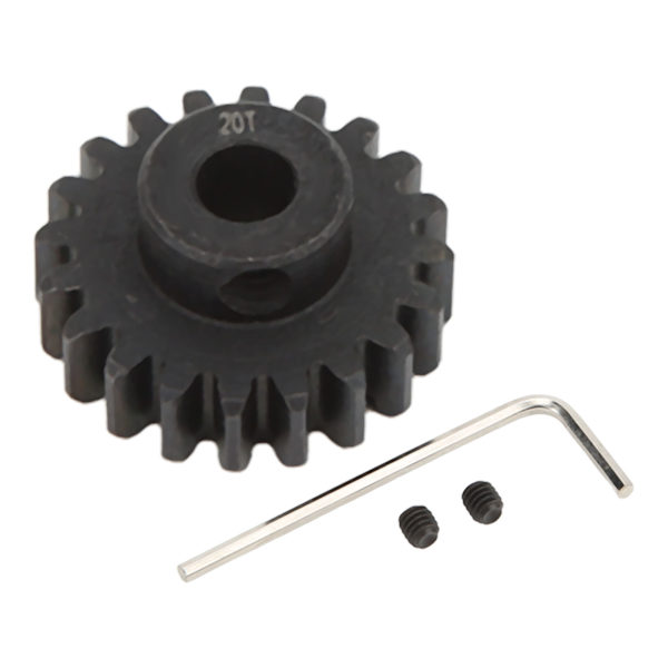 20T Pinion Gear med set Mod 1 5mm axel för LOSI 1/10 Lasernut U4 Tenacity Off Road Vehicle