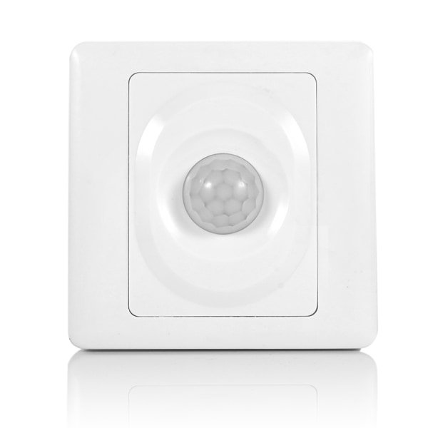 Justerbar infraröd IR-kroppsrörelsesensoromkopplare Automatisk modul Väggmonterad kontrolllampa