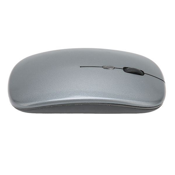 LED 2.4GHz trådløs mus justerbar DPI USB opladning anti-fingeraftryk lydløs mus trådløs til bærbar grå