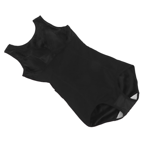 Värmande kroppsskulptör mjuk andningsbar hudvänlig magstramning Shapewear för kvinnor (svart)XL