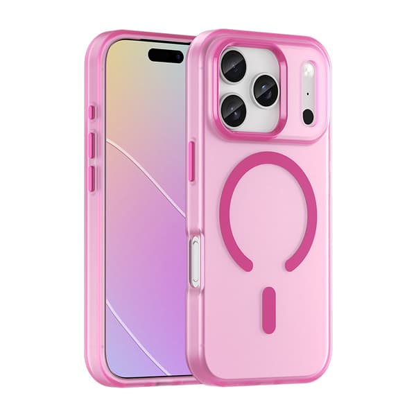 iPhone 17 Pro Skal MagSafe Hybrid Matt Rosa