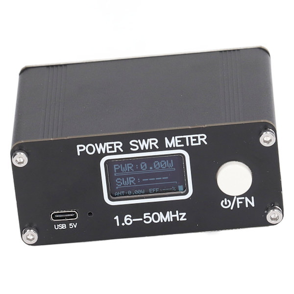 SWR-måler 150W HF stående bølgerapportmåler MF AM CW SSB 1,6-50MHz wattmeter for måling