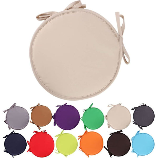 Runda sittdynor för inomhus/utomhusstolar - Färgglad trädgårdspatio heminredning - 30 cm diameter