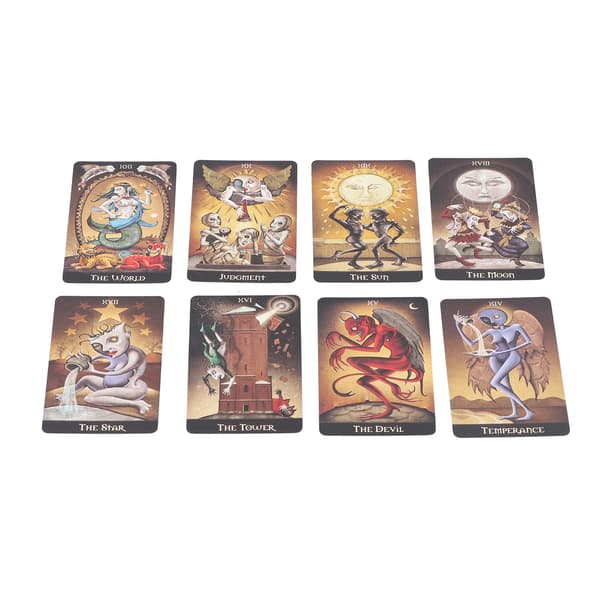 Papir Tarotkort Spådom Spillekort Interaksjon Papir Tarotkort Brettspill Engelsk Versjon