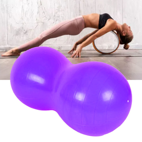 50x100cm Jordnötsbollar Förbättra kärnstyrkan Lösvikt Förhindra halka Fysisk träningsboll L Lila