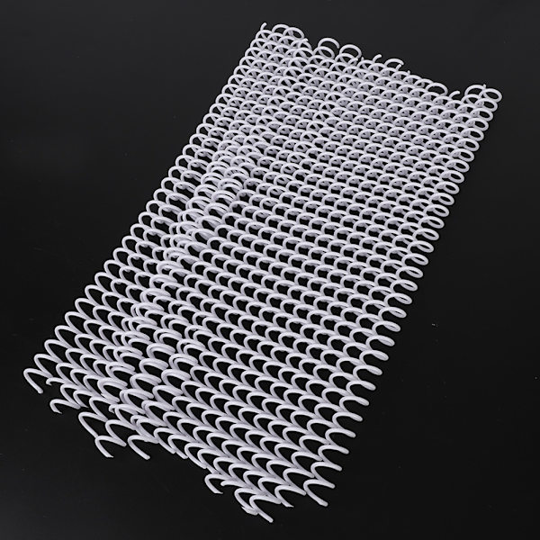 20st 30 Hål LösE blad Plastbindningsring Fjäder Spiralringar för A4-papper 11mm vit