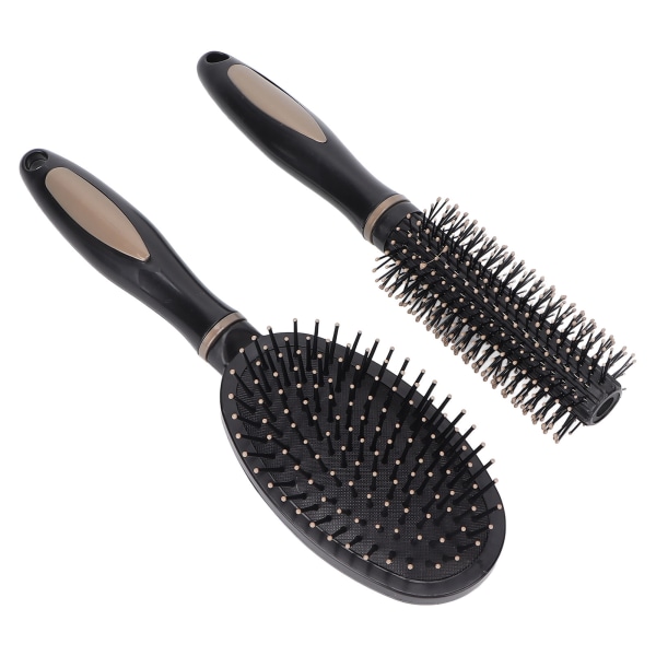 Multifunksjonelt hårbørstekamsett Detangling Brush Curling Roll Styling hårbørste