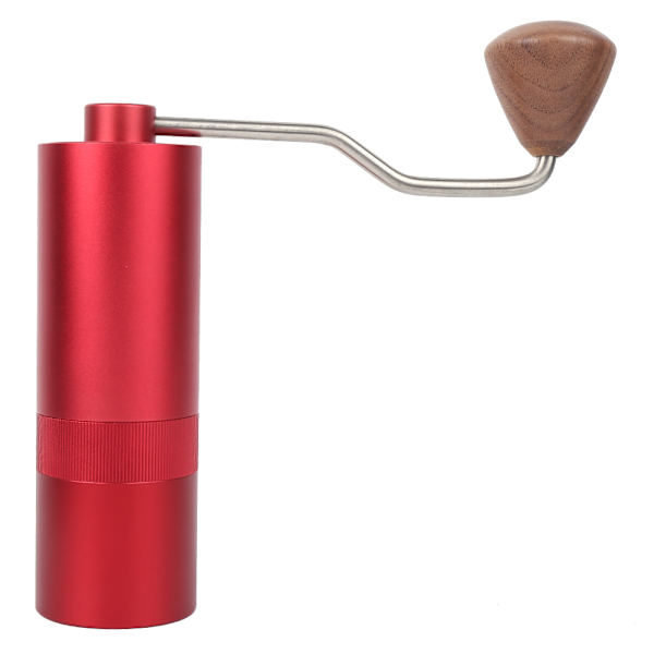 Mini Rustfrit stål Manuel Kaffekværn Kaffebønnemølle Maskine Køkkentilbehør Rød 30g