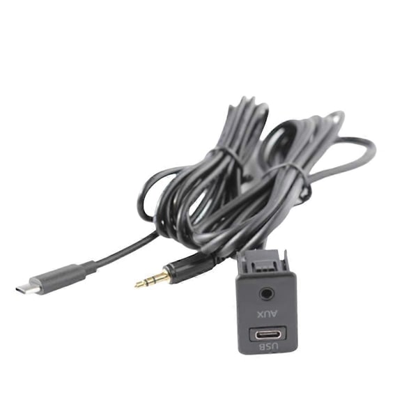 Bil Android Navigationsmaskin AUX Panel USB-C+AUX Gränssnittspanel